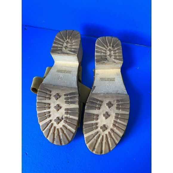 Vintage Candies Women’s Platform Sandal Size 10 Yellow Chunky Heel - Picture 6 of 6